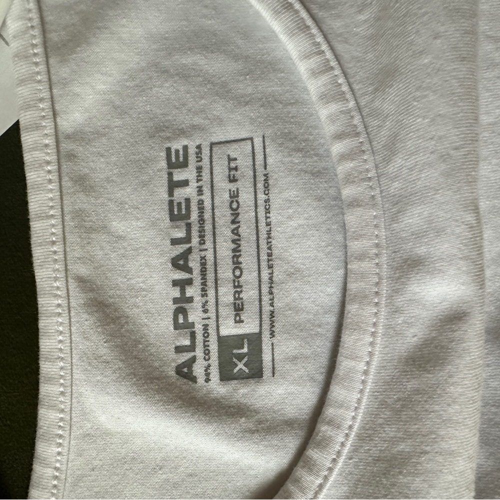 Alphalete White Muscle Tee - Picture 4 of 4